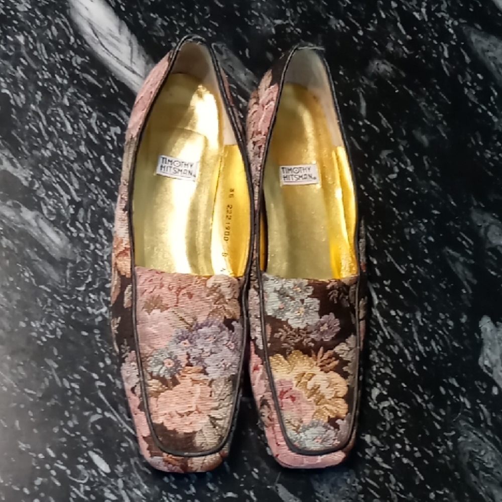 TIMOTHY HITMAN FLORAL PATTERNED WOMEN'S LOAFER